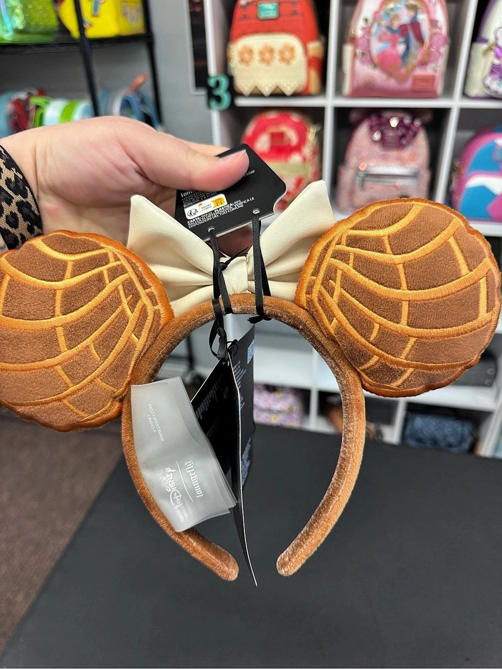 Disney Loungefly Minnie mouse concha Ears Headband